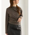 Te chichi スムースアシメロングスリーブプルオーバー《2025Autumn catalog vol.2 item》