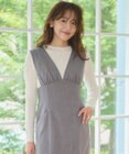 Feroux 【洗える】ロゴリブ プルオーバー ニット