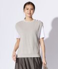 J.PRESS LADIES L 【洗える】GIMA COTTON ニット ベスト