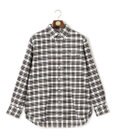 J.PRESS MEN コットンネル マルチチェックシャツ/B.D
