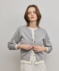 GRACE CONTINENTAL レイヤード風ニットカーディガン