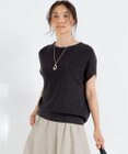 23区 S 【洗える】コットンアセテート オーバーサイズ ニット