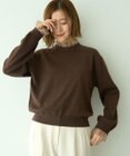 YECCA VECCA 2wayフリルクルーネックニット
