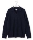 J.PRESS YORK STREET 【UNISEX】ウールカシミヤ スキッパーニットポロシャツ