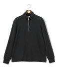 J.PRESS MEN ダウンファブリック ハーフジップ スウェット