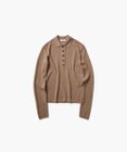 ATON RAMIE WOOL RIB | リブポロセーター