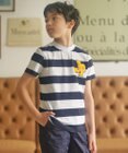 J.PRESS KIDS 【140-170cm】ボーダーJPサガラ刺繍 Ｔシャツ
