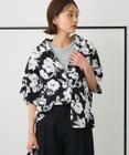 CRAFT STANDARD BOUTIQUE レーヨン総柄シャツ