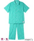 ワコール／睡眠科学 パジャマ 5分袖 半袖 8分丈 綿100%(本体) 【SOU・SOU（R）】 メンズ YGT163 睡眠科学／ワコール