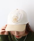 CRAFT STANDARD BOUTIQUE エンブレム刺繍バイカラーキャップ