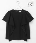 23区 【R(アール)】ダブルクロス ラッフルデザインブラウス