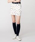 23区GOLF 【WOMEN】【吸水速乾】ステッカープリント スカート