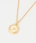 J.PRESS LADIES 【リバーシブル】イニシャルコイン ネックレス