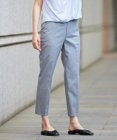 J.PRESS LADIES L 【WEB限定カラーあり・セットアップ対応・洗える・撥水・防汚】コットンFITTYシャーク テーパード パンツ