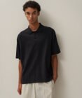 ATON FRESCA KNIT | ハーフスリーブポロセーター - UNISEX