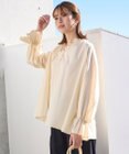 UNFILO L 2WAYギャザーブラウス