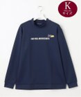 23区GOLF 【MEN/キングサイズ】フロントロゴ モックネックシャツ