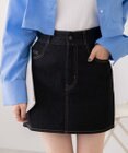 WEGO 台形デニムミニスカート