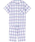 ワコール／睡眠科学 パジャマ 5分袖 半袖 7分丈 綿混(本体) 上下セット 前開き レディース YDT142 睡眠科学／ワコール