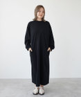 HAAG スマイルコットン LONG SLEEVE ONEPIECE ワンピース
