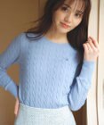 Feroux 【洗える】ケーブル ニット