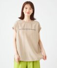 SHARE PARK LADIES ライトタッチ裾テールロゴTシャツ