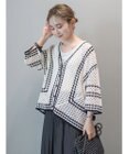 AMERICAN HOLIC クロシェ半袖カーディガン