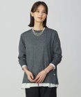 J.PRESS LADIES L WORETED WOOL BLEND クルーネック ニット