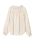 Green Parks スタンドフリルボウタイブラウス