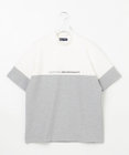 23区GOLF 【MEN】【UVケア】バイカラー 半袖モックネックシャツ