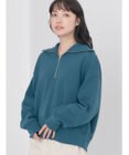 earth music&ecology ハーフＺＩＰスウェット