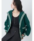earth music&ecology セーラーニットカーディガン