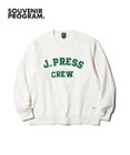 J.PRESS MEN 【J.PRESS ORIGINALS】Supima Recycle French Terry Fabric Logo Sweat Shirt