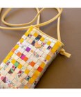 tsumori chisato CARRY エポネコメッシュ スマホポシェット スマホケース 縦型 軽量 ショルダー カード入れ付き