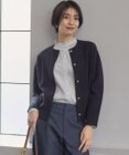 J.PRESS LADIES 【洗える】VIS/PE ROME ニット カーディガン