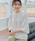 Tiaclasse 【洗える】ボリューム袖ハイネックブラウス
