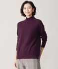 J.PRESS LADIES 【洗える】WOOL BLEND AIR ハイネック ニット