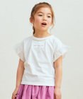 ANY KIDS パール襟 袖フリル Ｔシャツ