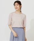 ANY SIS 【接触冷感・UVカット・洗える】ハイストレッチスムースタックスリーブ カットソー