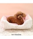 PET PARADISE ペットパラダイス 小花柄カドラー《ピンク》 M  小型犬