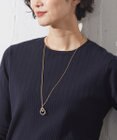 J.PRESS LADIES 【3way】ダブルリングラリエット ネックレス