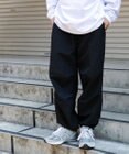 WEGO 【ウエストゴム/手洗い可】ナイロン　トラックパンツ