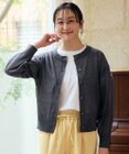 ANY シアークルーネックカーディガン