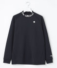 PW CIRCULUS 【MEN】【ストレッチ/軽量】バックロゴ 長袖 モックネック シャツ