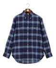 J.PRESS MEN コットンネル マルチチェックシャツ/B.D