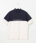 23区GOLF 【MEN】【UVケア】バイカラー 半袖モックネックシャツ