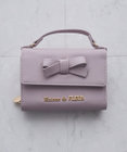 Maison de FLEUR ハンドル付きリボンウォレット
