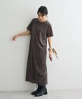 CRAFT STANDARD BOUTIQUE ベロアハーフスリーブワンピース