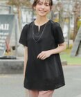 Tiaclasse L 裾レース切替チュニック