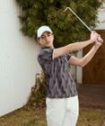 FILA GOLF／marie claire 【Kappa】柄半袖ポロシャツ